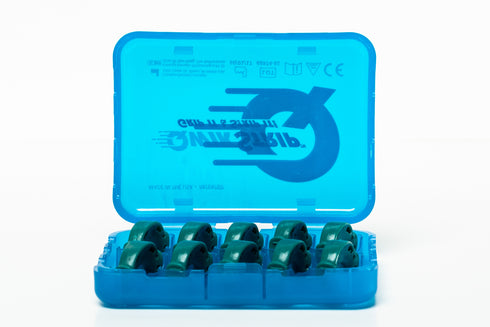 QwikStrip Dental Finishing Strips QSDS-C (10 Pack) Green Double-Sided Course (.30mm)